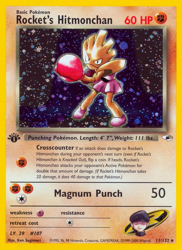 Rocket's Hitmonchan – Gym Heroes 11