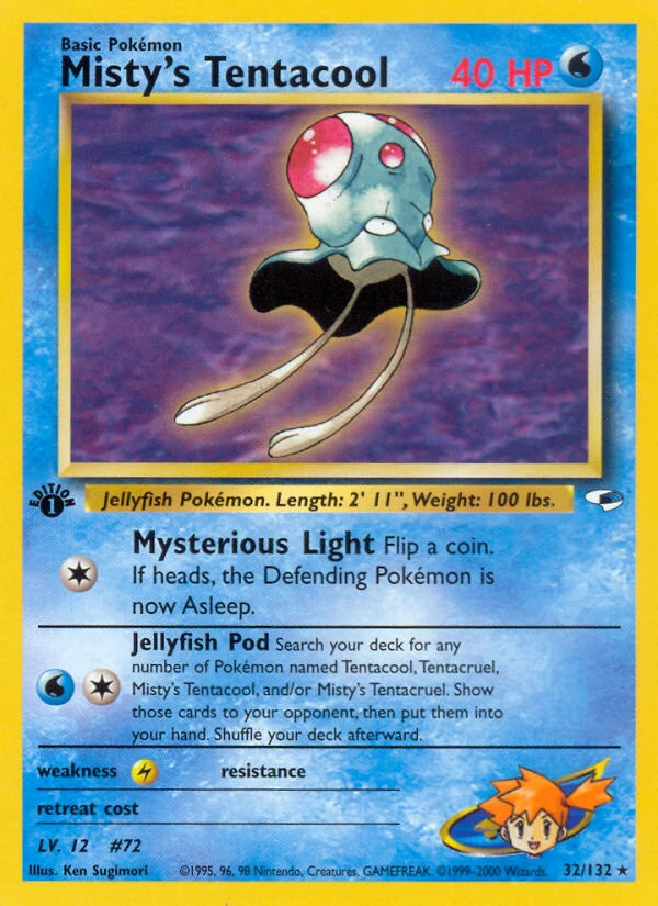 Misty's Tentacool – Gym Heroes 32
