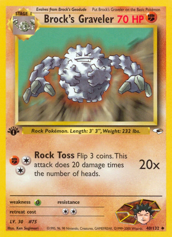 Brock's Graveler – Gym Heroes 40