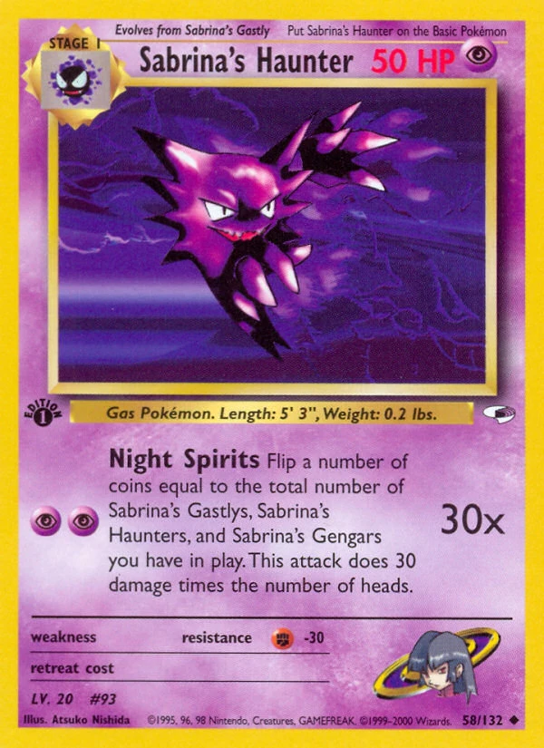 Sabrina's Haunter – Gym Heroes 58