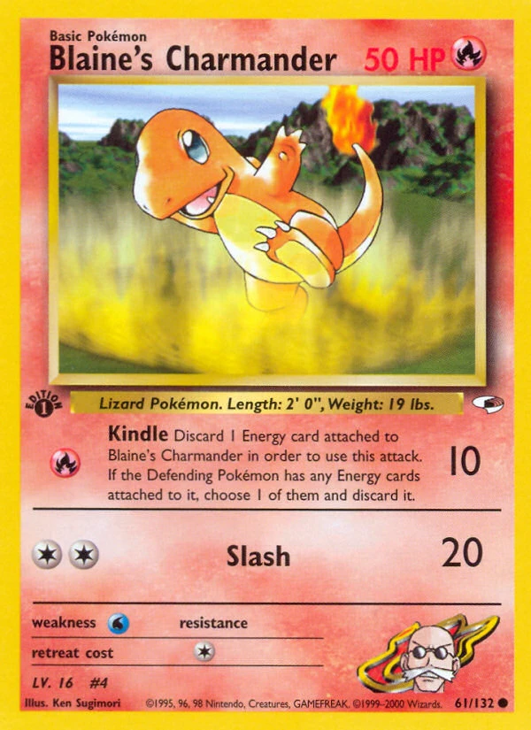 Blaine's Charmander – Gym Heroes 61