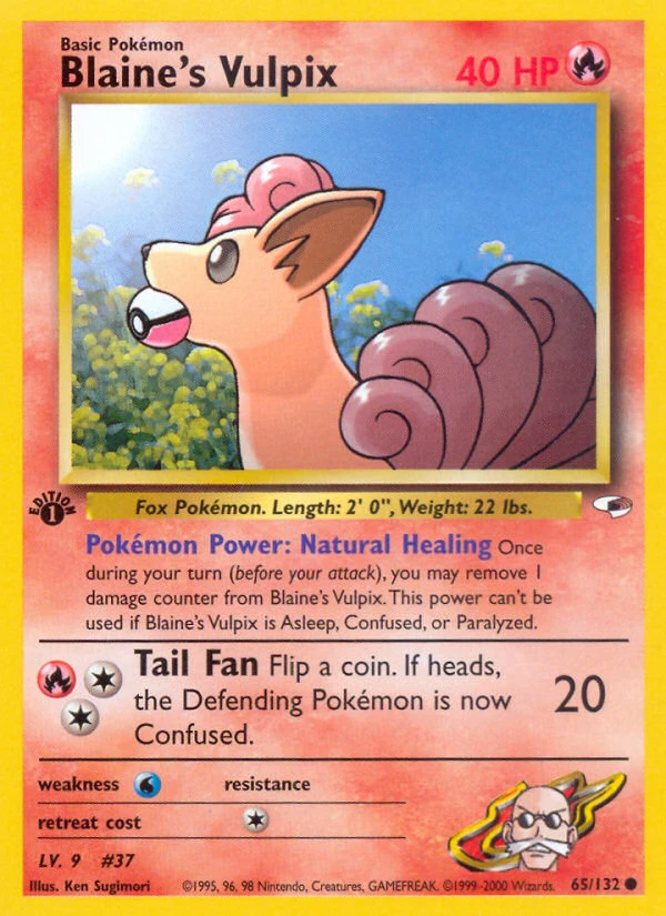 Blaine's Vulpix – Gym Heroes 65