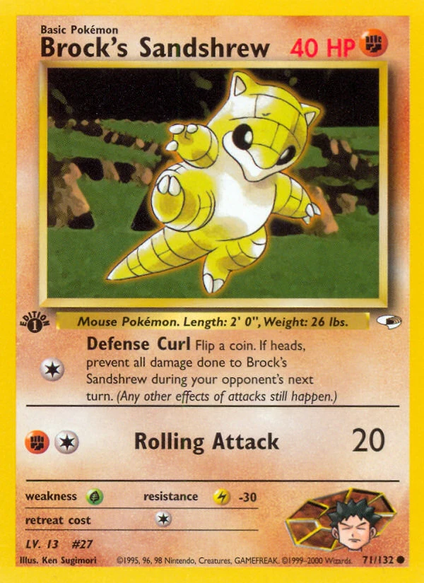 Brock's Sandshrew – Gym Heroes 71