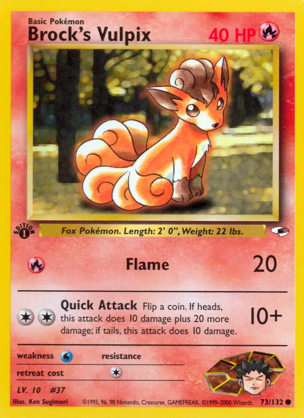 Brock's Vulpix – Gym Heroes 73