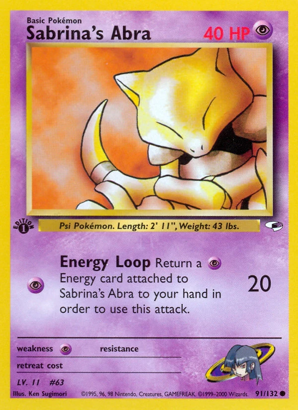 Sabrina's Abra – Gym Heroes 91
