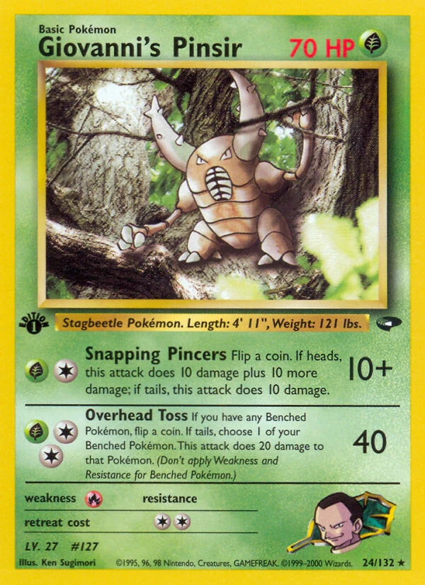 Giovanni's Pinsir – Gym Challenge 24