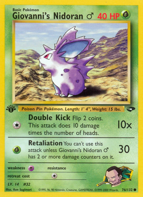 Giovanni's Nidoran ♂ – Gym Challenge 76