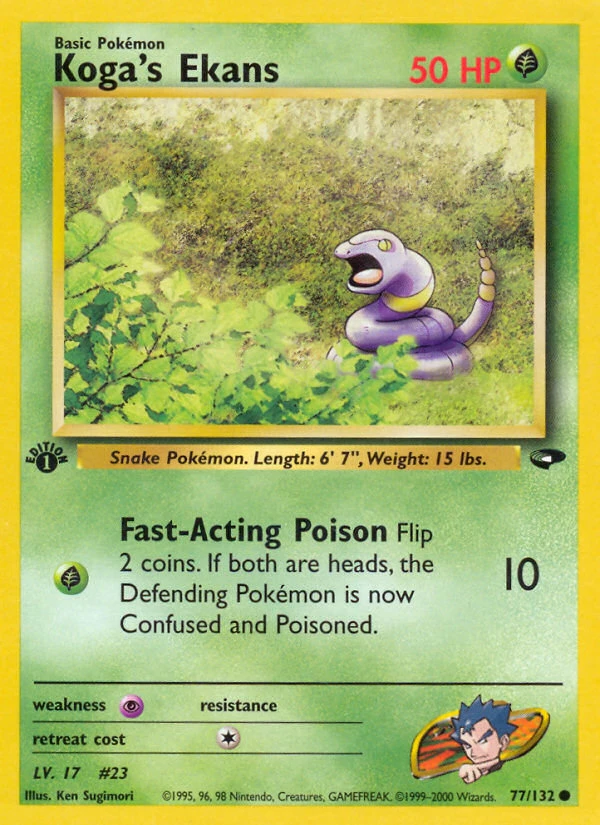 Koga's Ekans – Gym Challenge 77