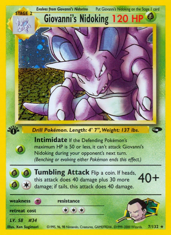 Giovanni's Nidoking – Gym Challenge 7