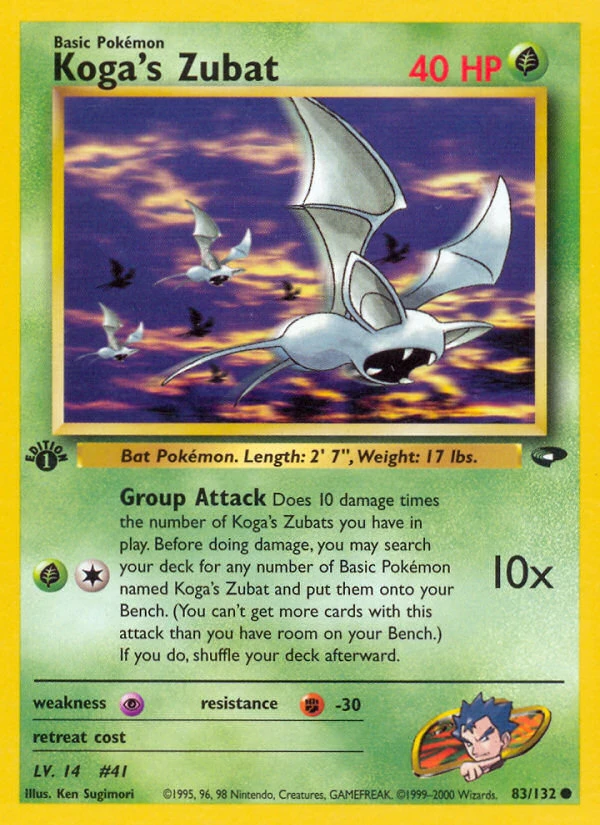 Koga's Zubat – Gym Challenge 83