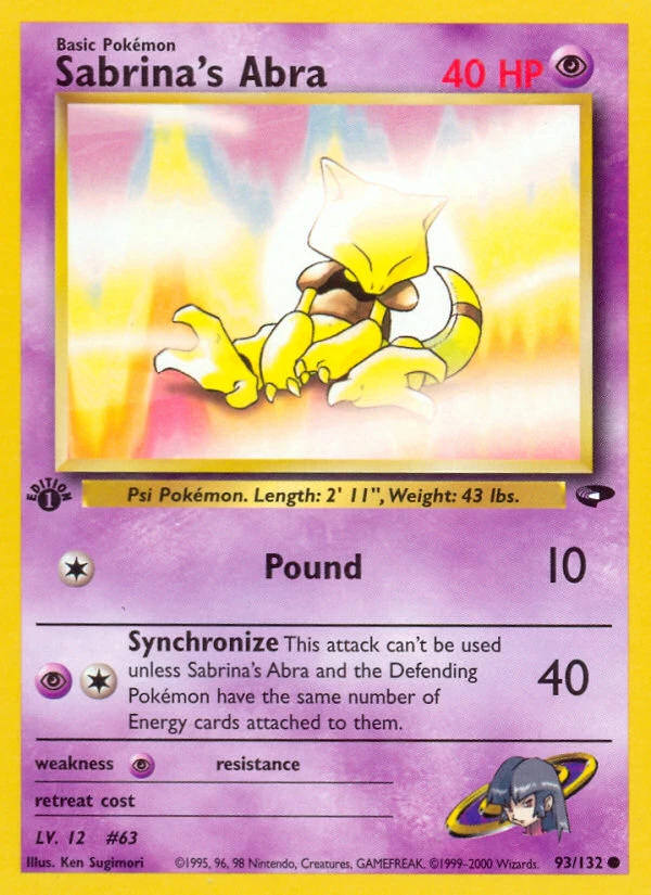Sabrina's Abra – Gym Challenge 93