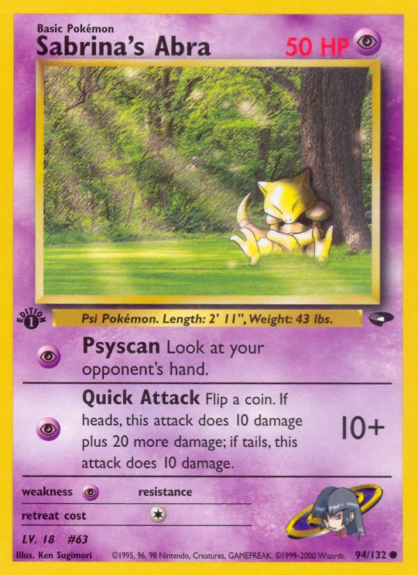 Sabrina's Abra – Gym Challenge 94