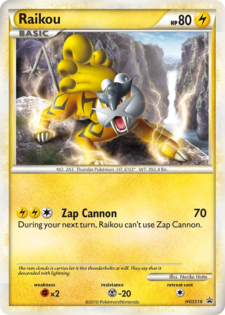 Raikou – Promo HGSS HGSS19