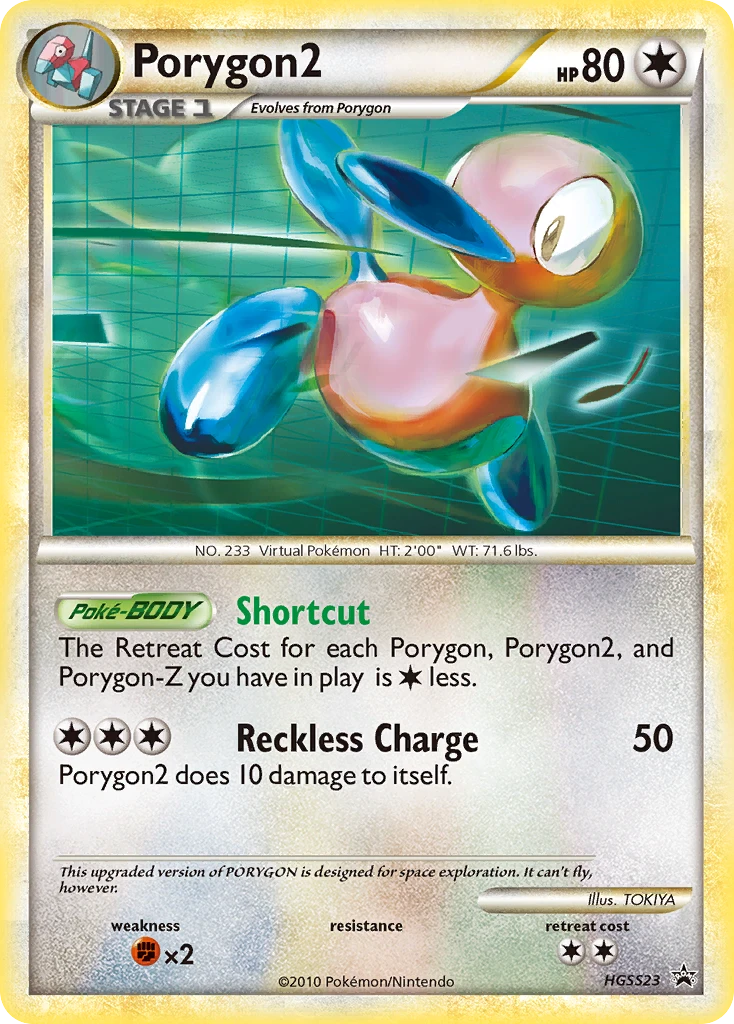 Porygon2 – HGSS Black Star Promos HGSS23