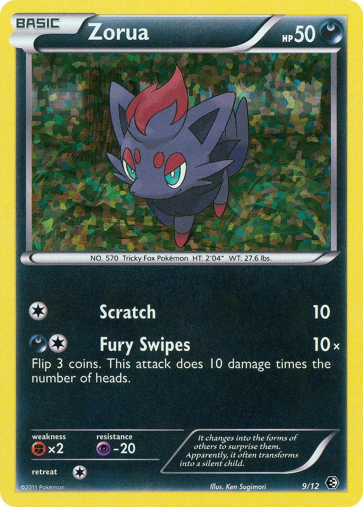 Zorua – Collection McDonald's 2011 9