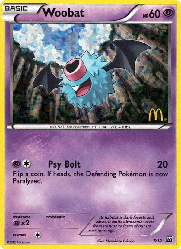 Woobat – McDonald's Collection 2012 7