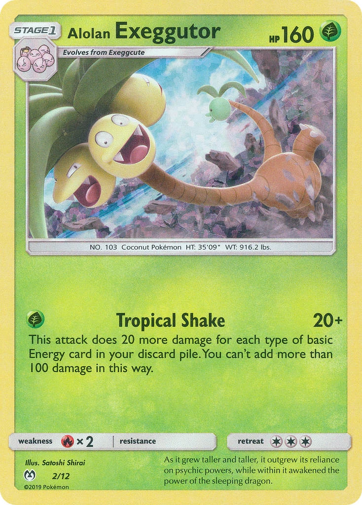 Alolan Exeggutor – McDonald's Collection 2019 2
