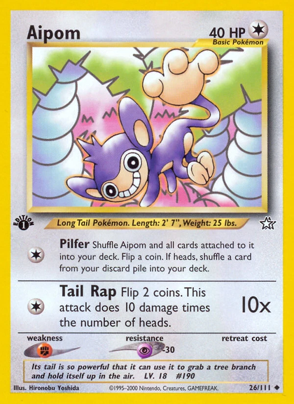 Aipom – Neo Genesis 26