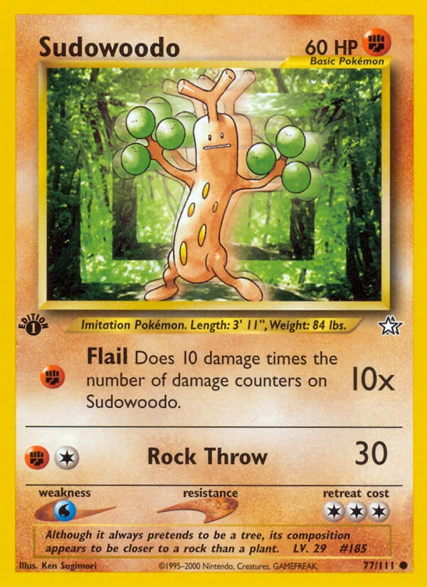 Sudowoodo – Neo Genesis 77