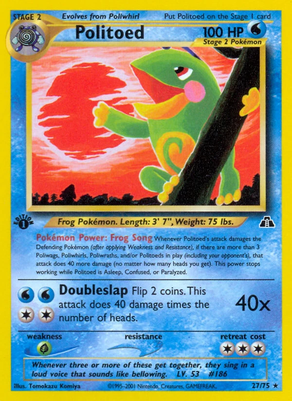 Politoed – Neo Discovery 27