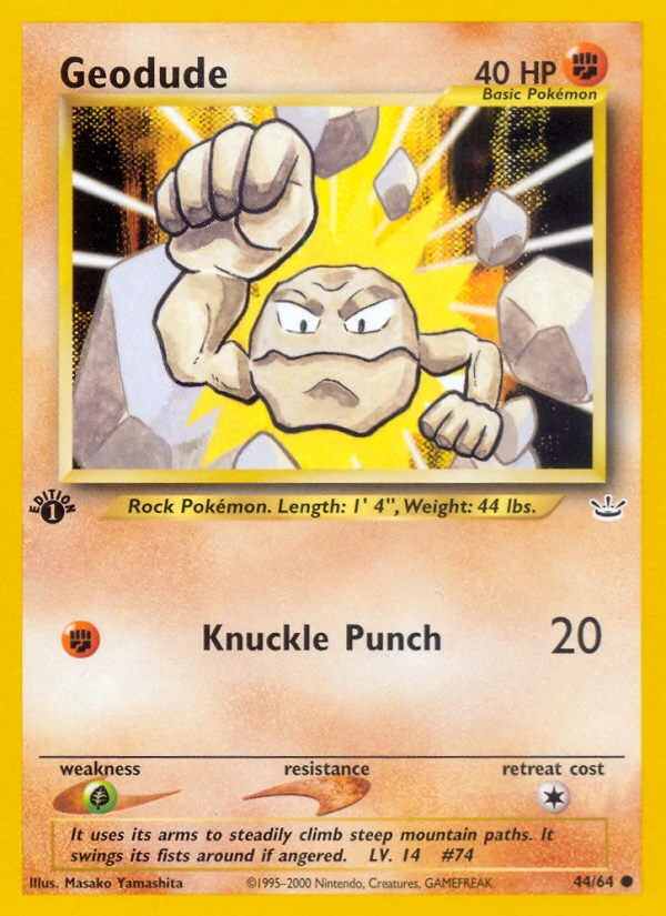 Geodude – Neo Revelation 44