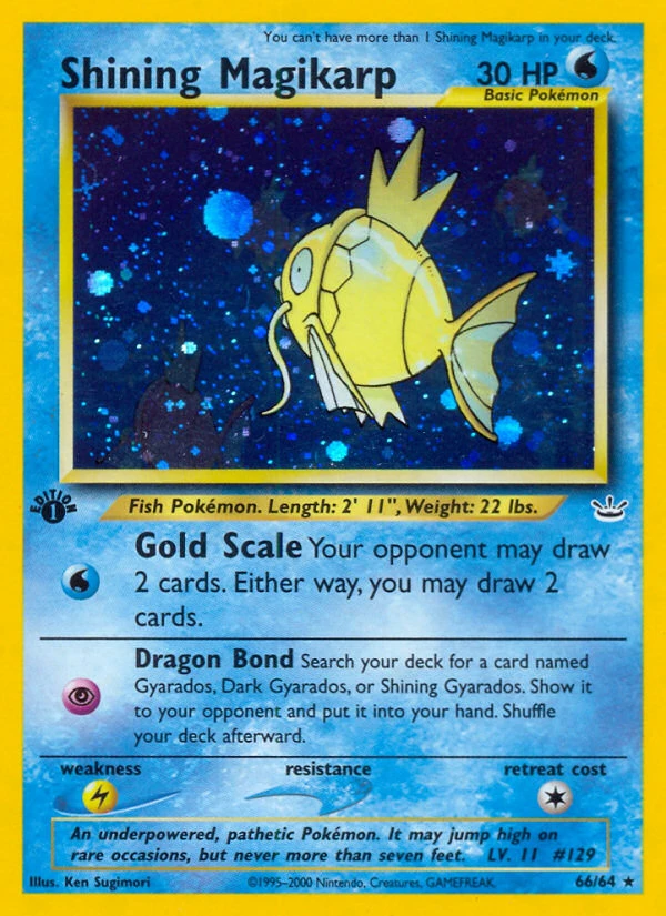 Shining Magikarp – Neo Revelation 66