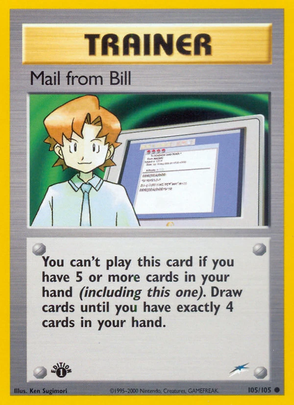 Mail from Bill – Neo Destiny 105