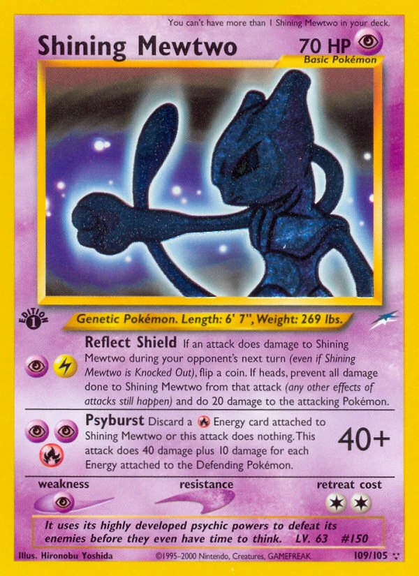 Shining Mewtwo – Neo Destiny 109