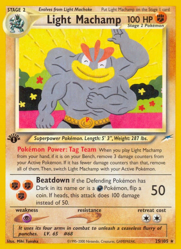 Light Machamp – Neo Destiny 25