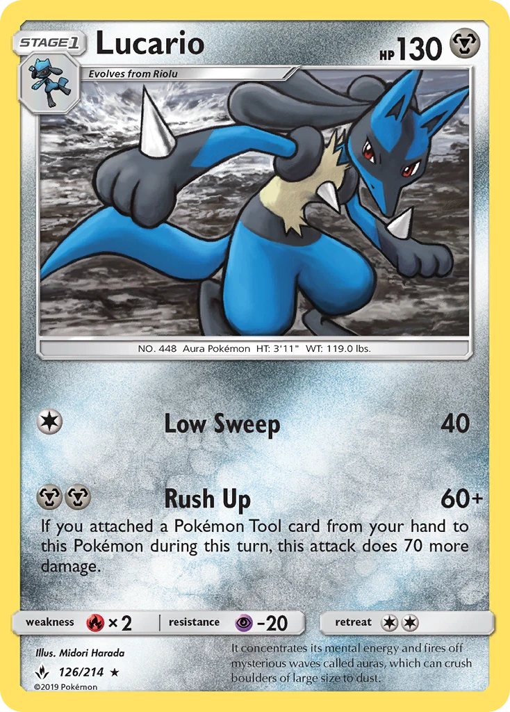 Lucario – Unbroken Bonds 126