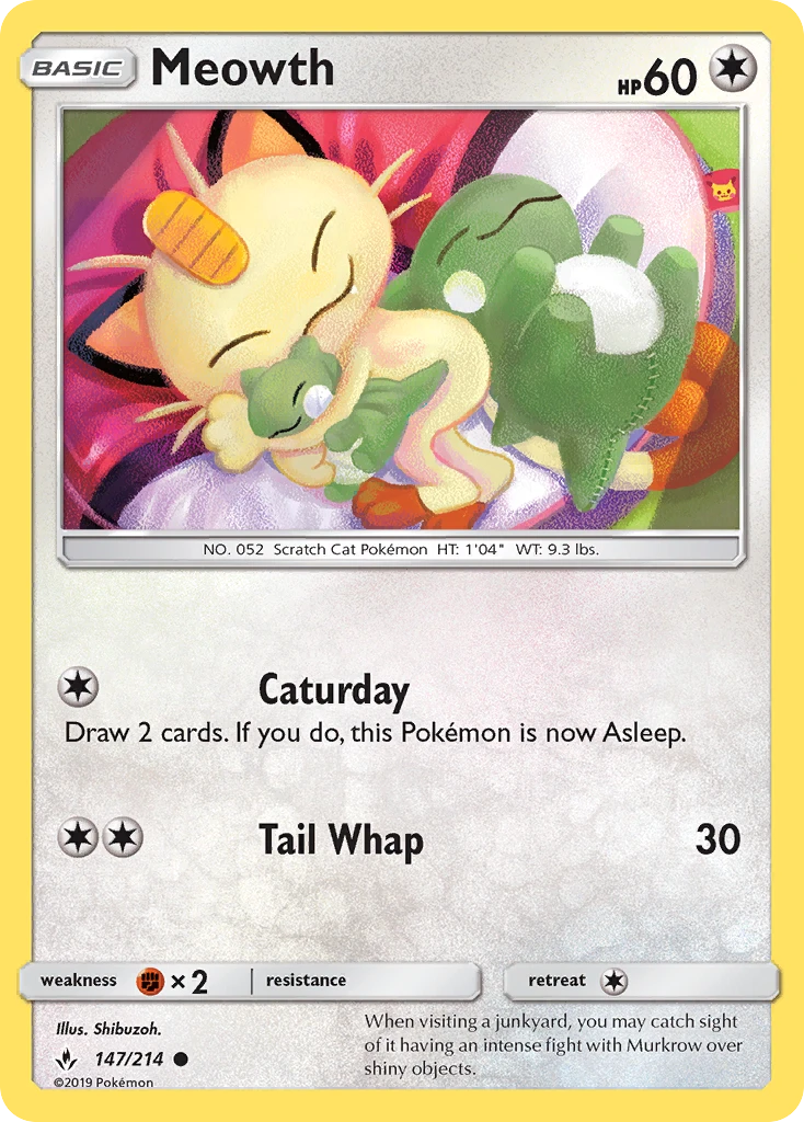 Meowth – Unbroken Bonds 147