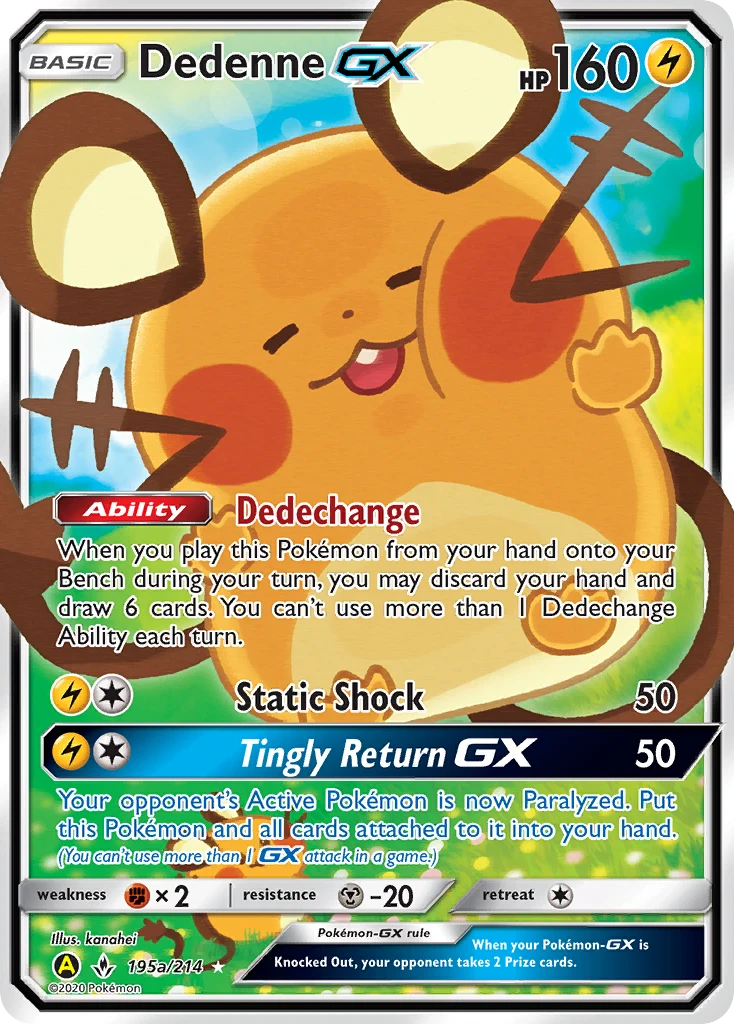 Dedenne-GX – Unbroken Bonds 195a