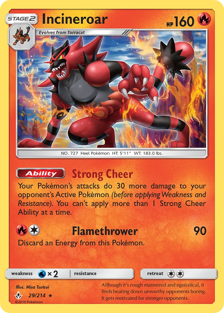 Incineroar – Unbroken Bonds 29