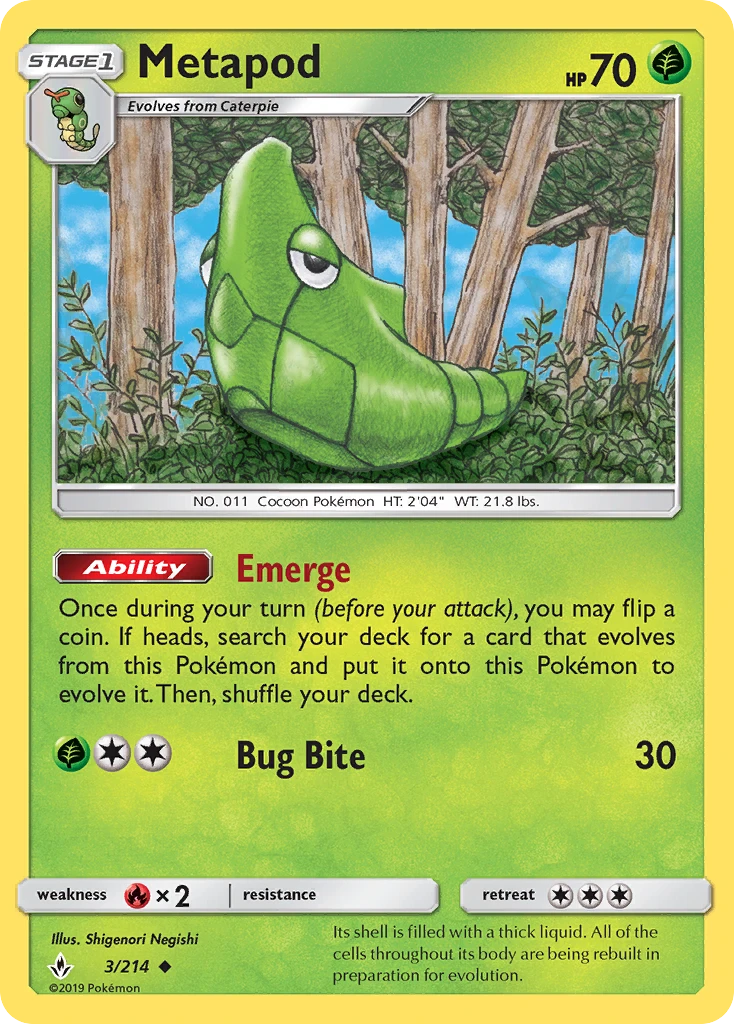 Metapod – Unbroken Bonds 3