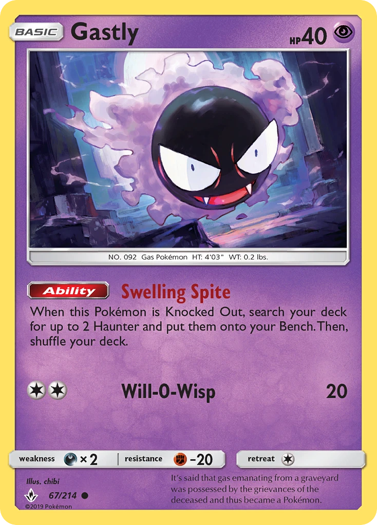 Gastly – Unbroken Bonds 67