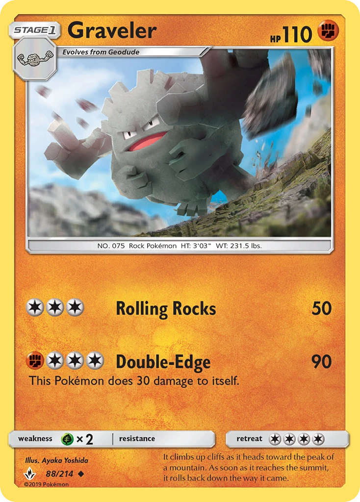 Graveler – Unbroken Bonds 88