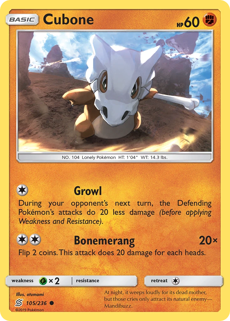 Cubone – Unified Minds 105