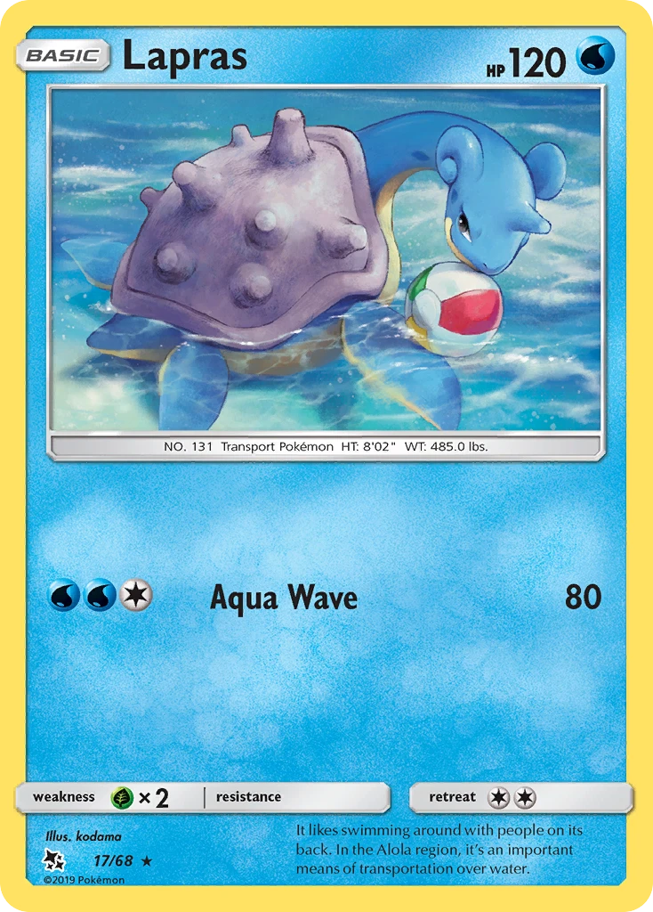 Lapras – Hidden Fates 17