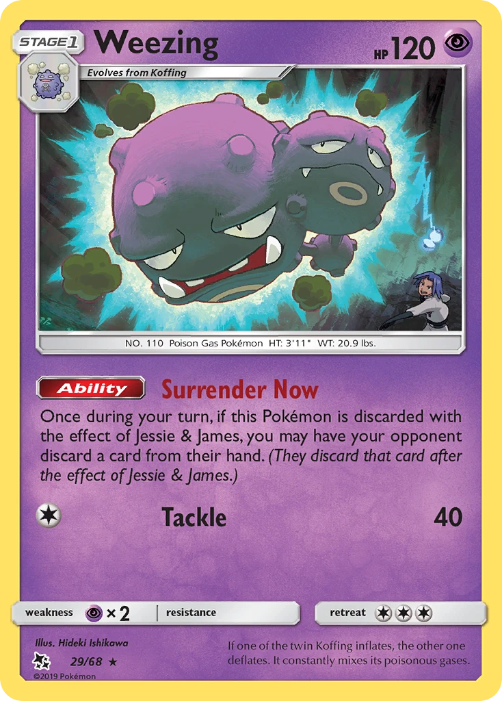Weezing – Hidden Fates 29