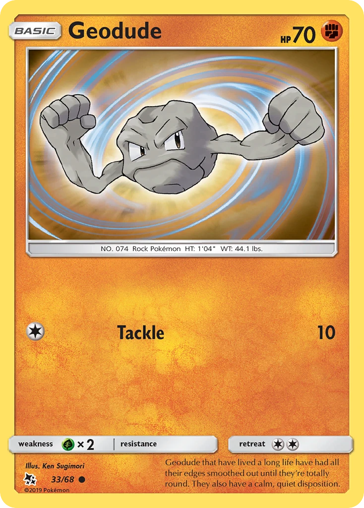 Geodude – Hidden Fates 33
