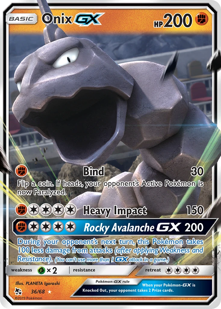 Onix-GX – Hidden Fates 36