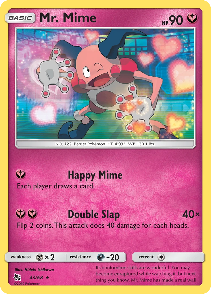 Mr. Mime – Hidden Fates 43