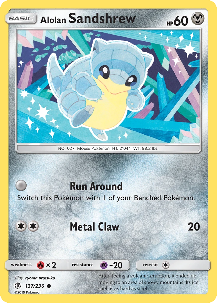 Alolan Sandshrew – Cosmic Eclipse 137