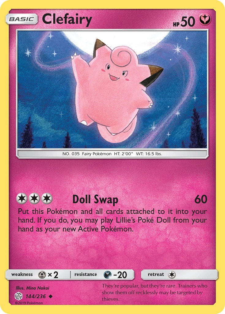 Clefairy – Cosmic Eclipse 144