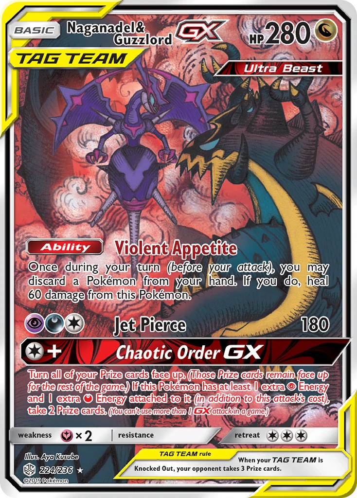 Naganadel & Guzzlord-GX – Cosmic Eclipse 224