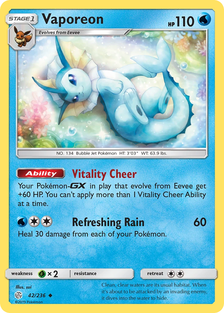 Vaporeon – Cosmic Eclipse 42