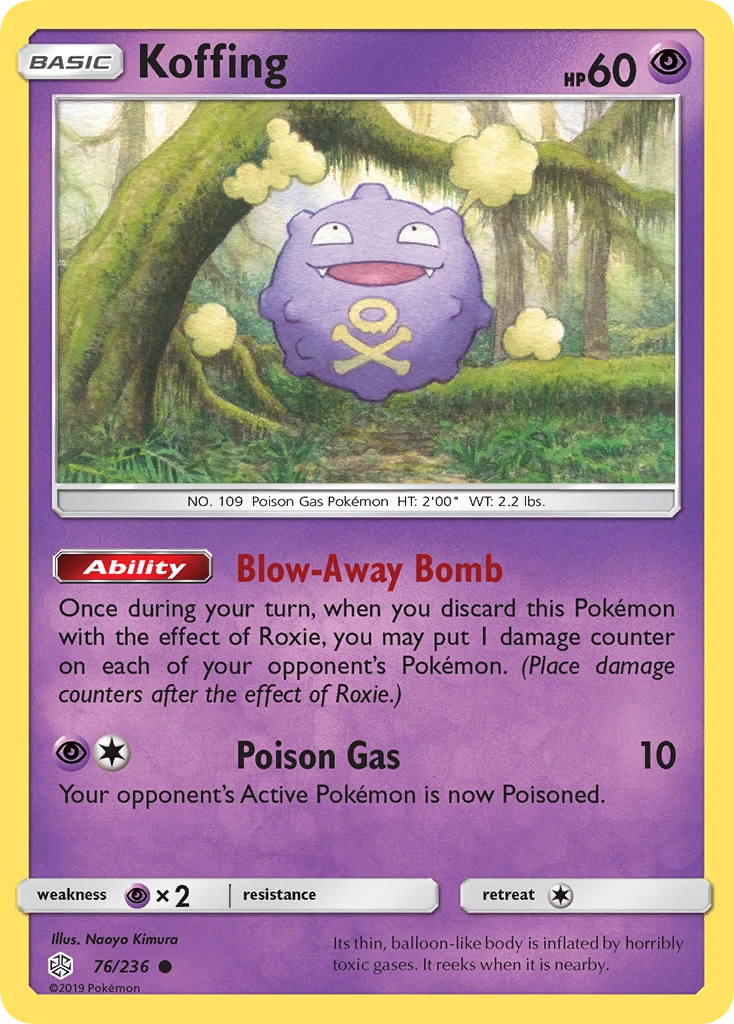 Koffing – Cosmic Eclipse 76