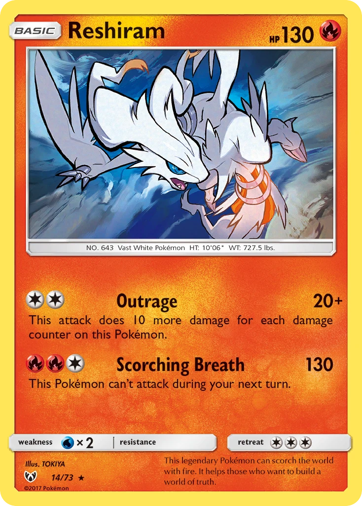 Reshiram – Légendes Brillantes 14