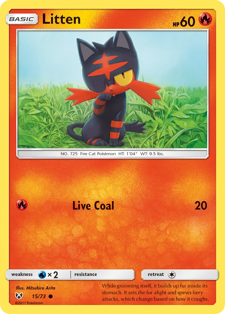 Litten – Shining Legends 15