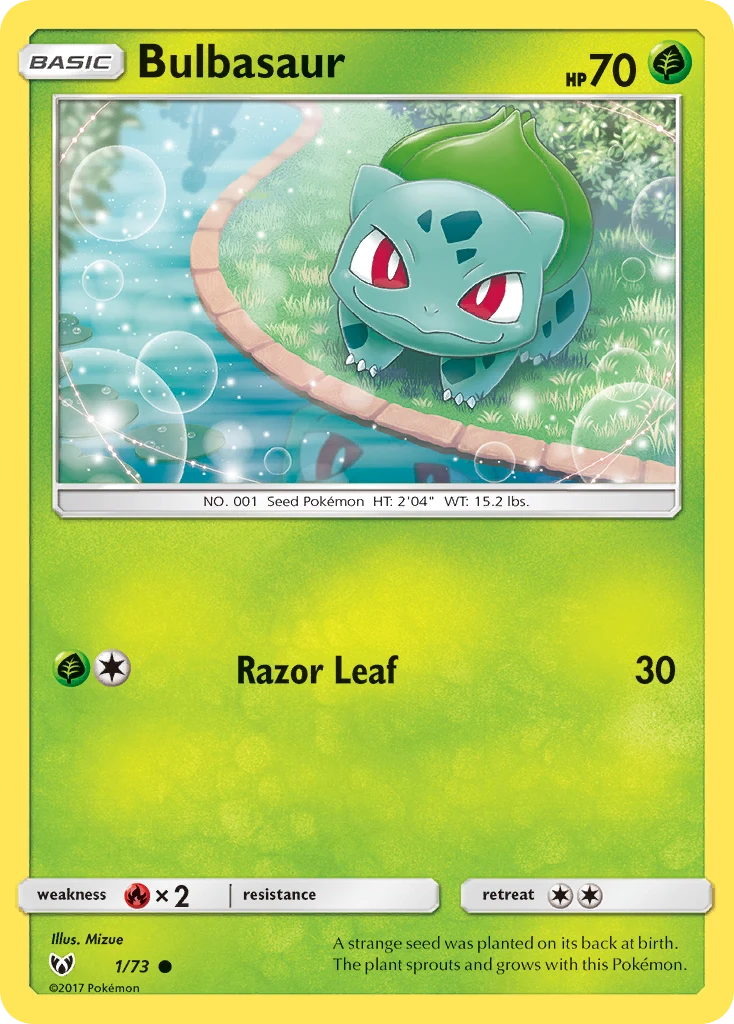 Bulbasaur – Shining Legends 1